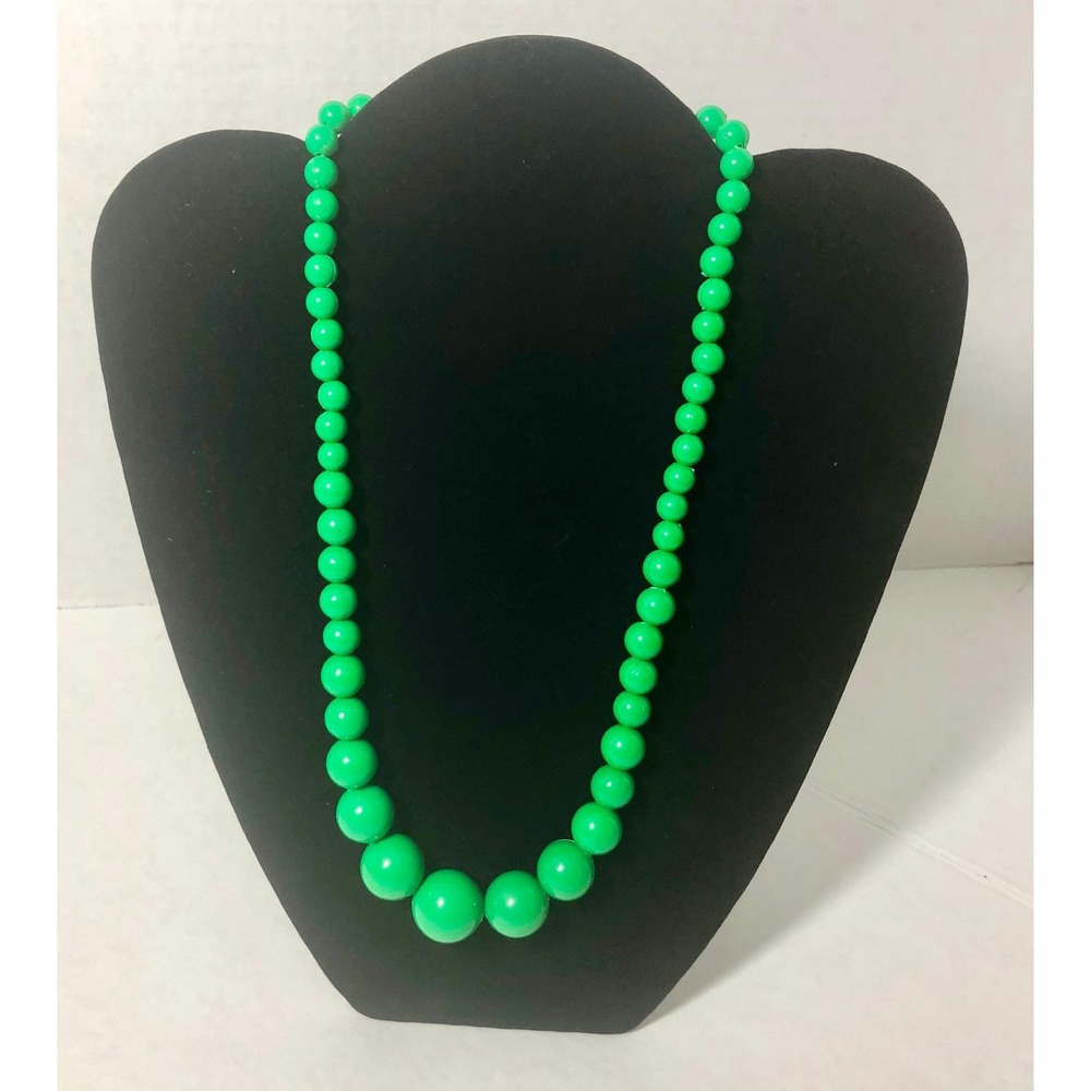 VTG Traditional Flamenco Spanish Sevillanas Bead Necklace  - Dark Green